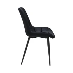 Scaune 6 bucăți Negru