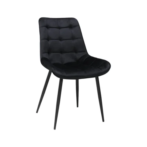 Scaune 6 bucăți Negru — imagine 4