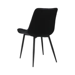 Scaune 6 bucăți Negru