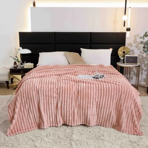 Pătură Pufoasă Cocolino 200 × 230 cm,Roz