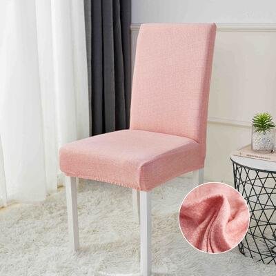 Huse Elastice pentru Scaune, Set 6 Piese, Roz — imagine 1