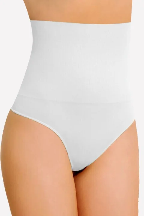 Corset Modelator Damă cu Tanga,Alb — imagine 1