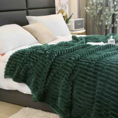 Pătură Pufoasă Cocolino 200 × 230 cm,Verde Inchis