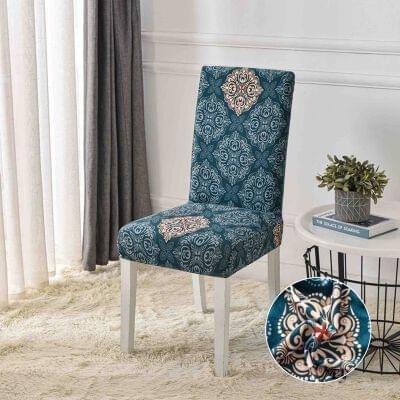 Huse Elastice pentru Scaune, Set 6 Piese, cu Elastic
