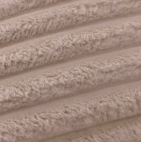 Lenjerie de Pat Cocolino cu Blăniță tip Iepuraș – 4 Piese, Cu Elastic,Nud — imagine 3
