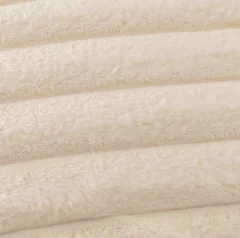 Lenjerie 4 Piese cocolino, Blăniță Shorthair, cu Elastic Perimetral, bej deschis