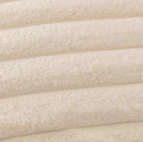 Lenjerie 4 Piese cocolino, Blăniță Shorthair, cu Elastic Perimetral, bej deschis