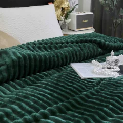 Pătură Pufoasă Cocolino 200 × 230 cm,Verde Inchis