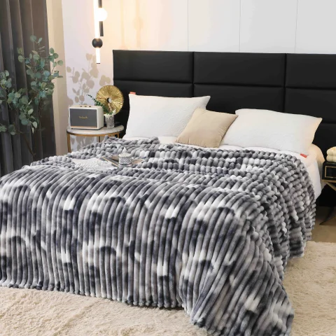 Pătură Pufoasă Cocolino 200 × 230 cm,Gri