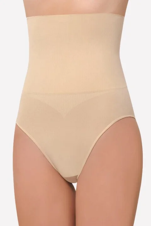 Corset Modelator Damă cu Chilot Clasic, Bej — imagine 1