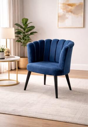 Fotoliu Modern Lara Albastru