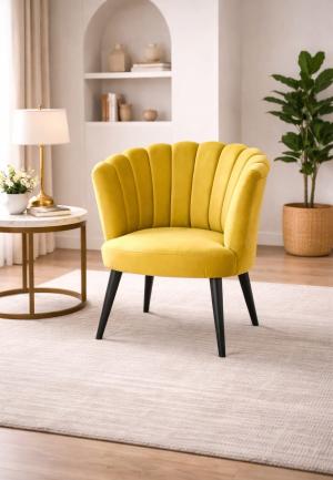 Fotoliu Modern Lara Galben
