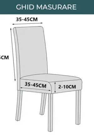 Huse Scaun din Catifea Set 6 Bucăți, Albastru
