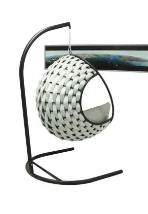 Leagăn Exterior Rotund din Poliester