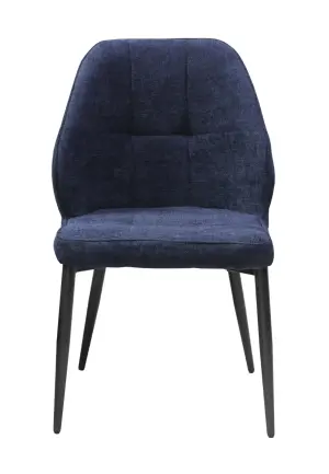 Scaun Velto Albastru din Material Textil