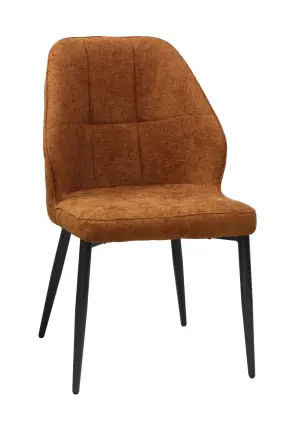 Scaun Velto Cărămiziu din Material Textil