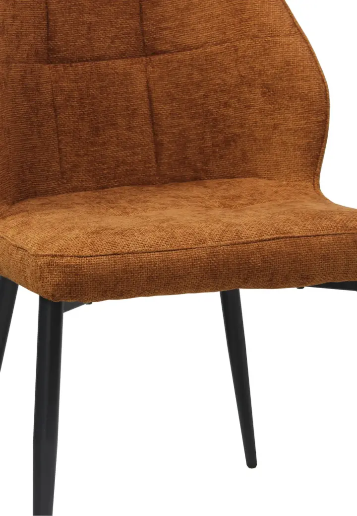 Scaun Velto Cărămiziu din Material Textil