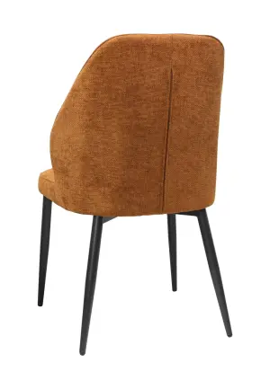 Scaun Velto Cărămiziu din Material Textil