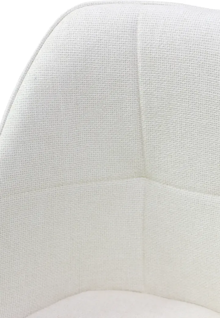 Scaun Velto Crem din Material Textil