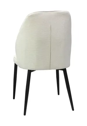 Scaun Velto Crem din Material Textil