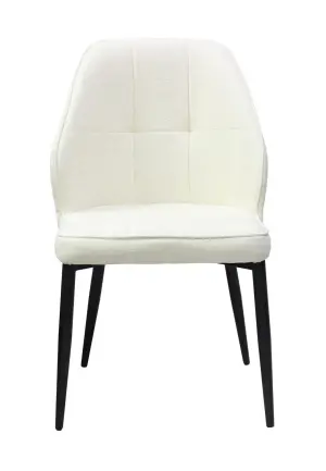 Scaun Velto Crem din Material Textil