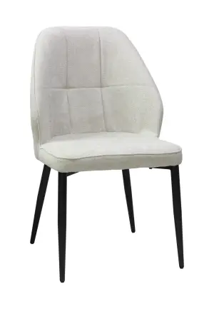 Scaun Velto Gri Deschis din Material Textil