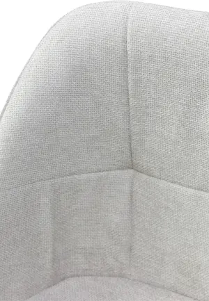 Scaun Velto Gri Deschis din Material Textil