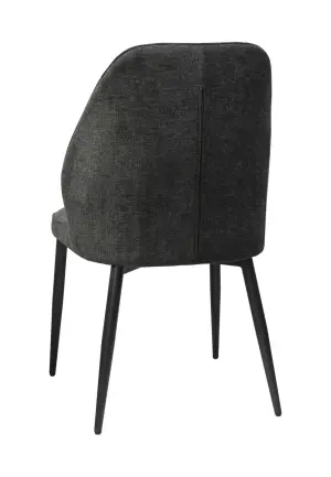 Scaun Velto Negru din Material Textil