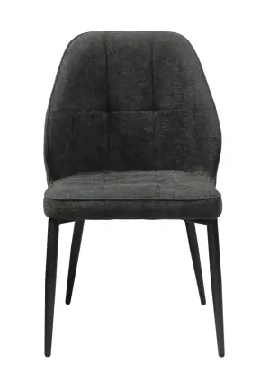 Scaun Velto Negru din Material Textil