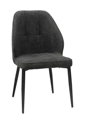 Scaun Velto Negru din Material Textil