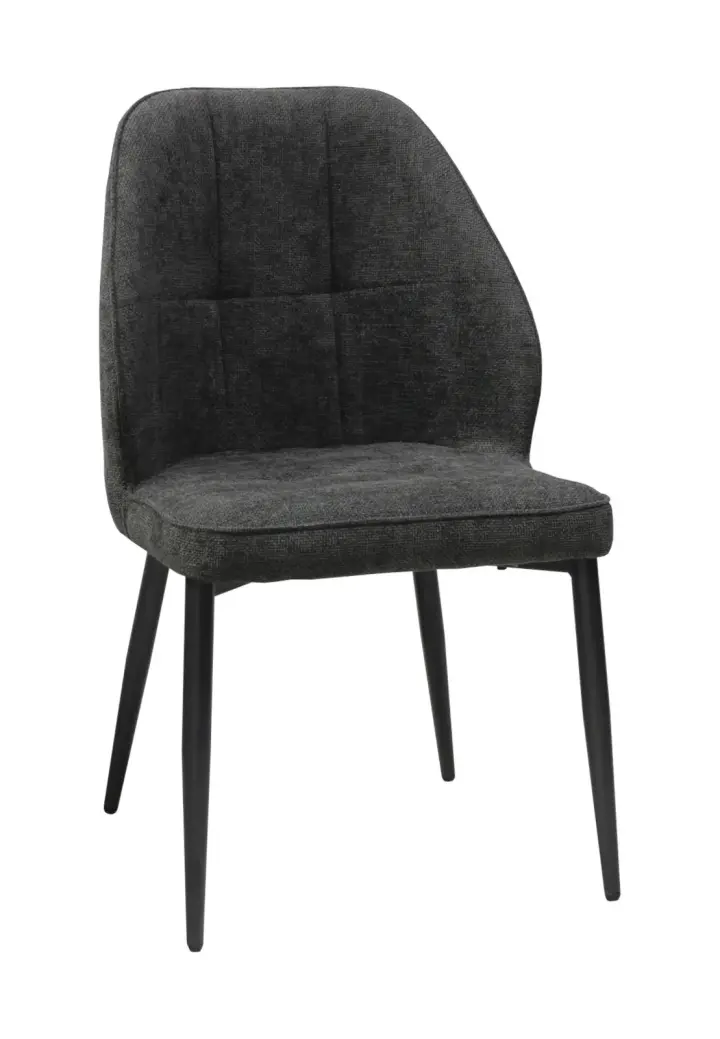 Scaun Velto Negru din Material Textil