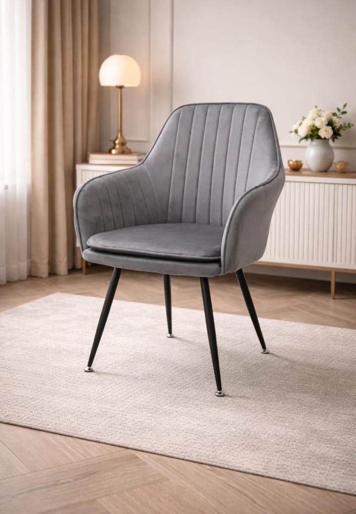 Scaun Coral Gri Catifea Babyface