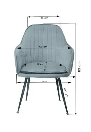 Scaun Coral Maro Catifea Babyface