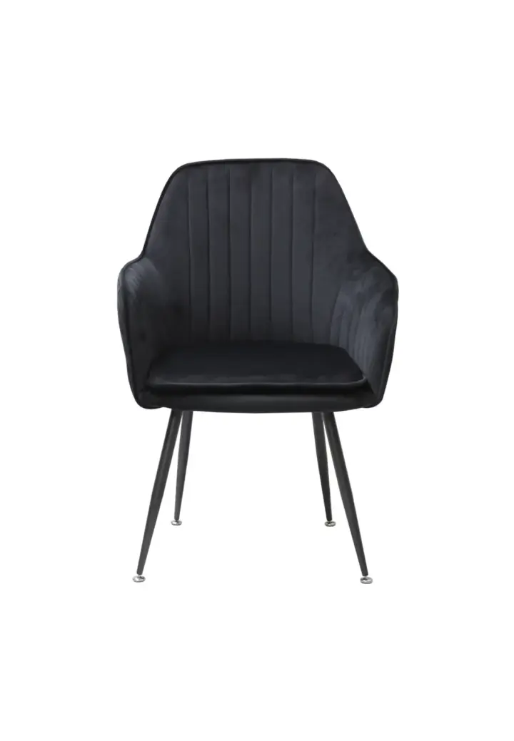 Scaun Coral Negru Catifea Babyface