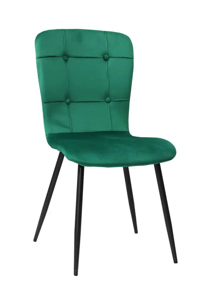 Scaun Luca Verde din Catifea Babyface