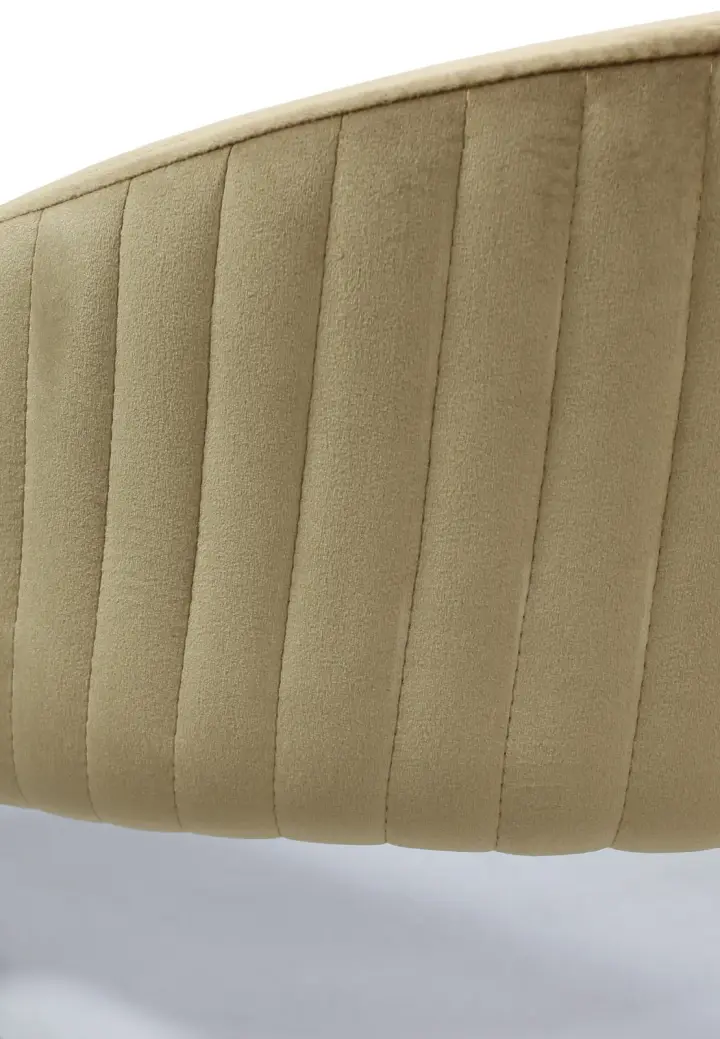 Scaun Monaco Gri Bej din Catifea Babyface