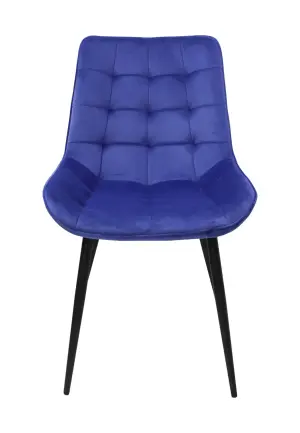 Scaun Onix Albastru din Catifea Babyface