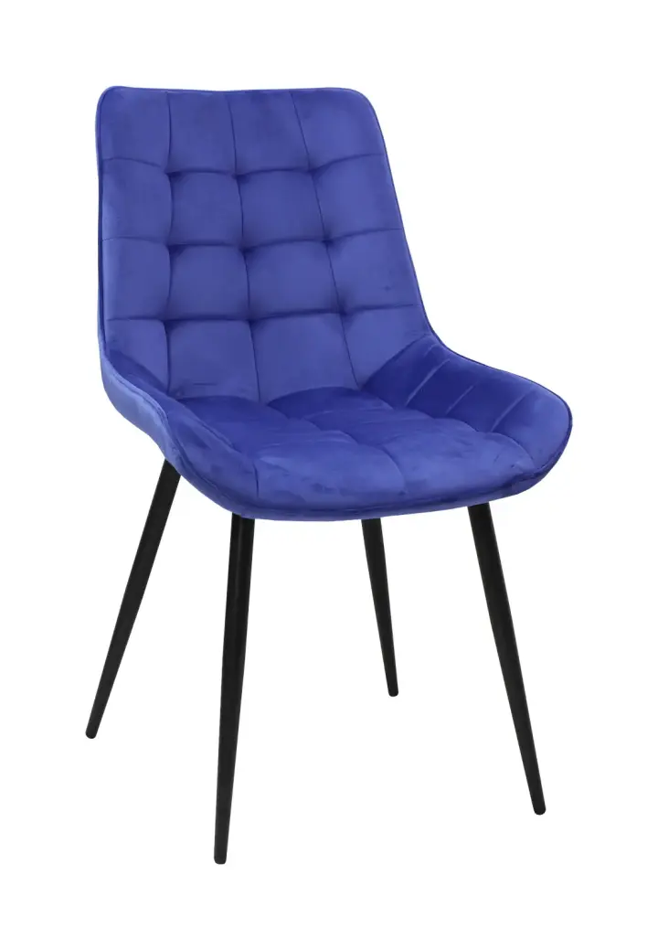 Scaun Onix Albastru din Catifea Babyface
