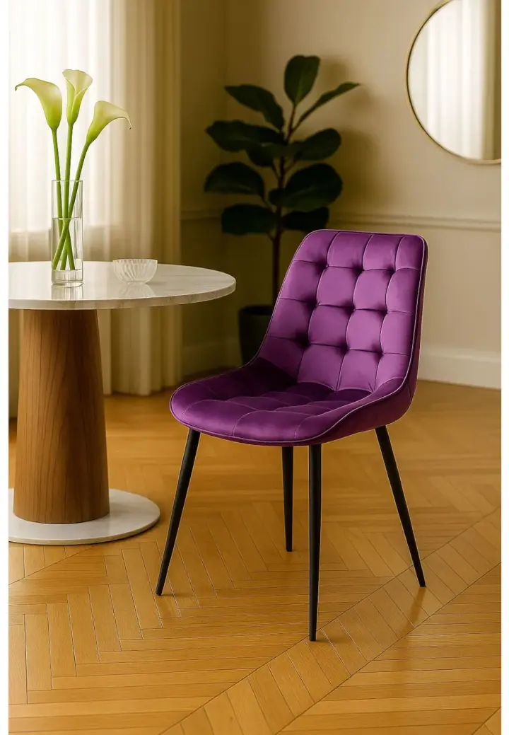 Scaun Onix Mov din Catifea Babyface