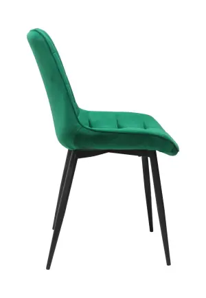 Scaun Onix Verde din Catifea Babyface