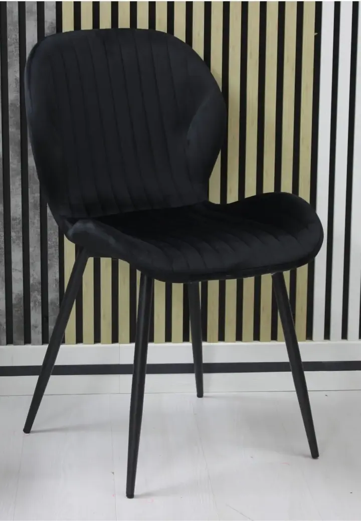 Scaun Opal Negru– Catifea Babyface