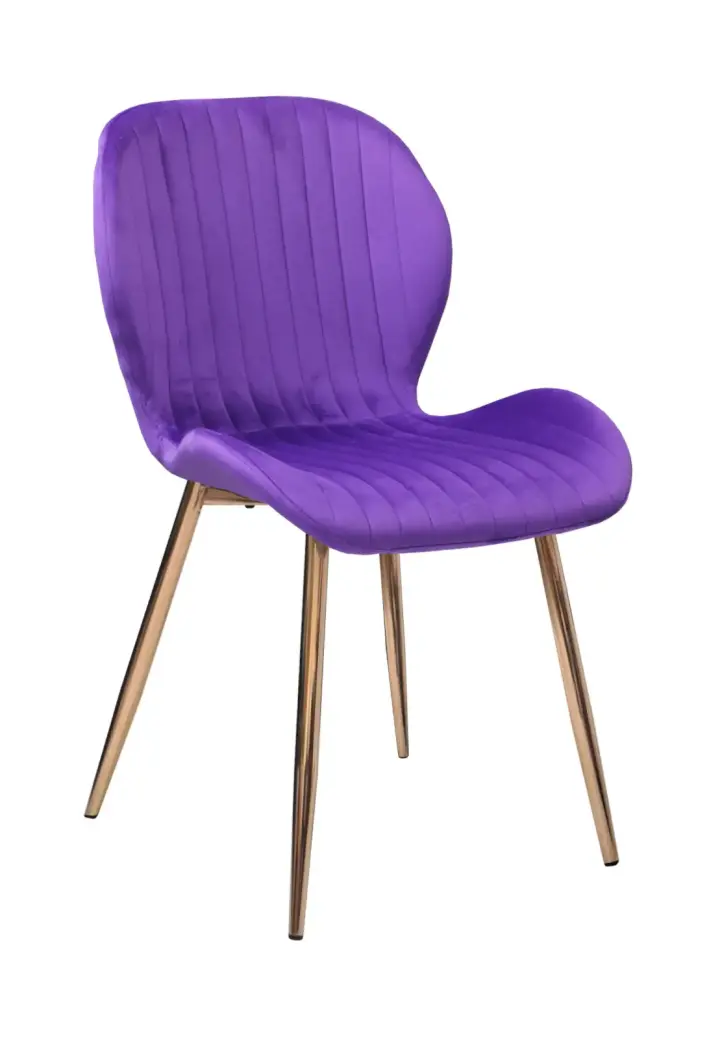 Scaun Opal Mov Picior Gold Rose – Catifea Babyface