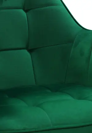 Scaun Perla Verde din Catifea Babyface