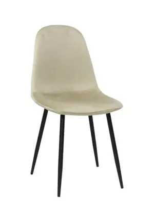Scaun Rya Catifea Babyface Crem