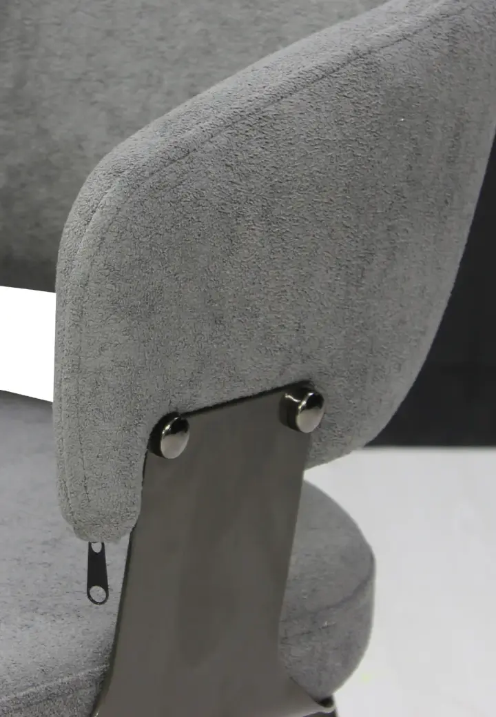 Scaun Ryga Gri cu Tapițerie Textilă