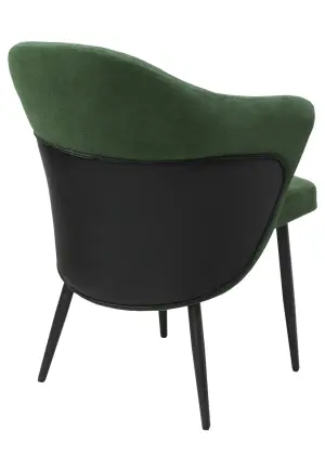 Scaun Titan Verde Negru, Piele Ecologică și Textil