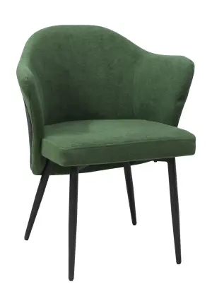 Scaun Titan Verde Negru, Piele Ecologică și Textil