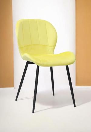 Scaun Topaz Galben din Catifea Babyface