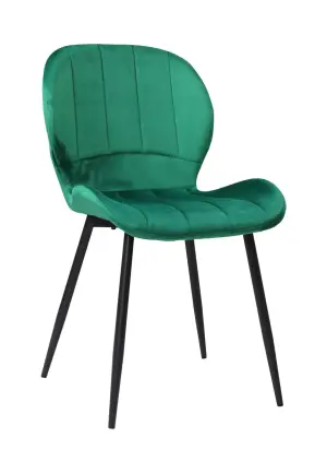 Scaun Topaz Verde din Catifea Babyface