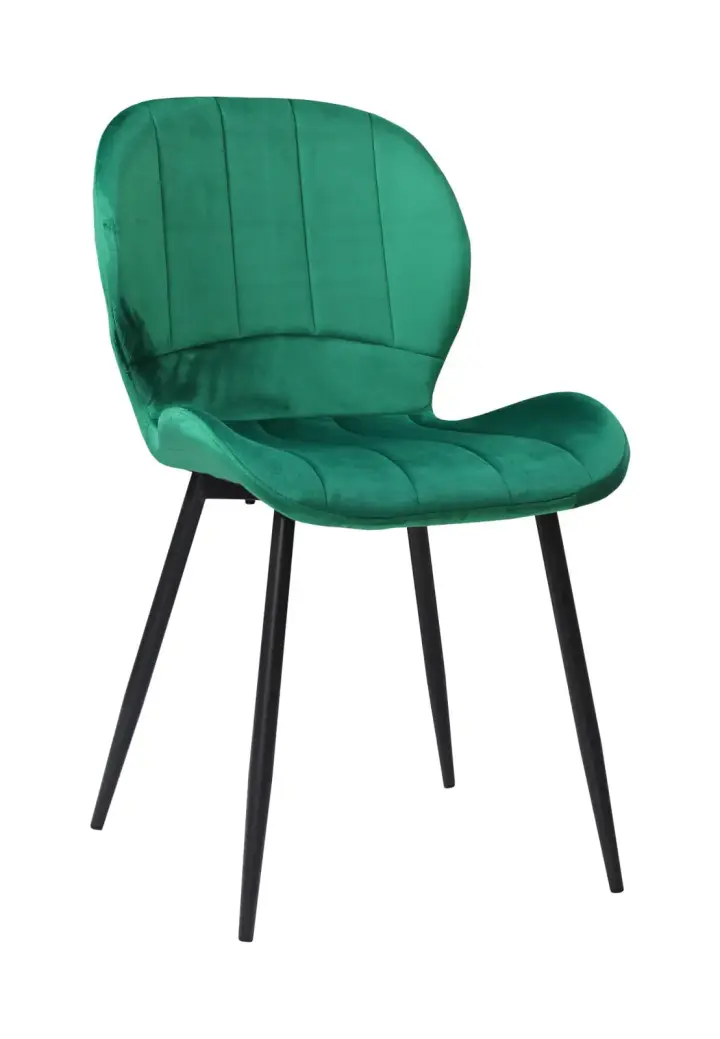 Scaun Topaz Verde din Catifea Babyface